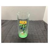 Incredible Hulk Glass Featuring Marvel Comics Desi