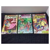 Three Bronze Age Marvel Comics Including Avengers