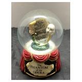 Phantom of the Opera Music Box Globe With Red Base