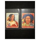 Indian Chewing Gum Trading Cards by Goudey Gum Co.