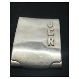 Sterling Silver Taxco Match Case Initialed 'JCR'