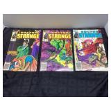Three Bronze Age Marvel Doctor Strange Comics
