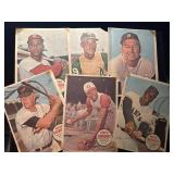 7 Vintage Baseball Player Posters, Including Al Ka