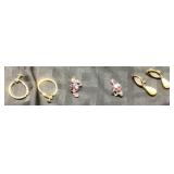Napier, Monet, and Unknown Earrings