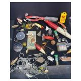 Large Vintage Lot of Fishing Tackle