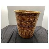 Handwoven Wicker Basket, 11 Inches Wide x 11 Inche