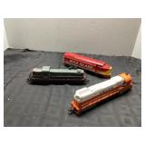Three HO Scale Model Trains Featuring Rock Island