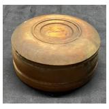 Vintage Wooden Barber Shaving Cream Container, 4 I