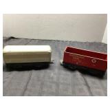 Vintage Metal Train Cars Featuring Pennsylvania an