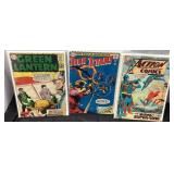 Silver and Bronze Age DC Comic Books Featuring Gre