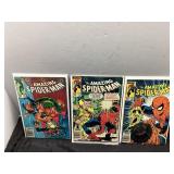 Three Amazing Spider-Man Comic Books by Marvel