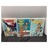 Three Wonder Woman Comic Books