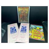 Circus Route Programs and Souvenir Plaque