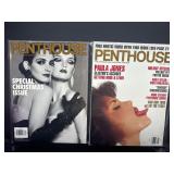 Two Penthouse Magazines from the 1990s - December