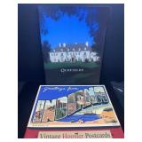 Indiana-Themed Books with Vintage Postcard Illustr