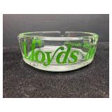 Lloyds One East Tavern Advertising Ashtray with Gr