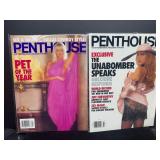 2 Penthouse Magazines from the 1990s