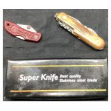 Miscellaneous Knives Featuring Various Designs