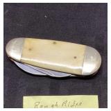 Rough Rider Folding Pocket Knife with Bone Handle