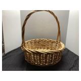 Handcrafted Wicker Basket With Handle, 16 x 17 Inc