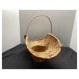 Handwoven Wicker Basket with Handle