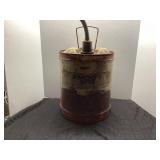 Amoco 300 Motor Oil Drum with Attached Spout and H