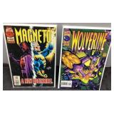 Magneto and Wolverine Marvel Comic Books