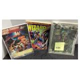Three Comic Books Including Superman and Epic Illu