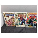 Three Marvel Comics Group Spider-Man Issues
