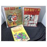 Three Rip Off Press Underground Comics