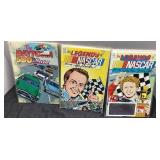 Three NASCAR-Themed Comic Books Featuring Legends