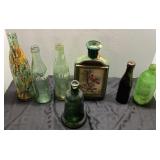 Vintage Bottles, Coca-Cola and Decorative Glasswar