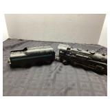 Vintage Tinplate Toy Train Locomotive and Tender w