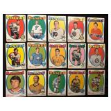 1970ï¿½s NHL Hockey Cards Lot of 15 in Various Condi