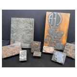 1940ï¿½s Vintage Letterpress Metal Printing Type Woo