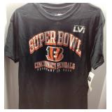 Cincinnati Bengals Super Bowl LVI T-Shirt, Medium,