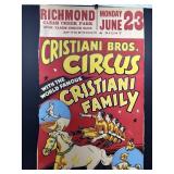 Cristiani Bros. Circus Poster June 23