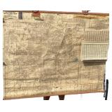Vintage Large Indianapolis Metro Area Map,  9