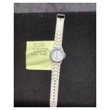 Geneva Quartz Watch With Rhinestones
