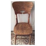 Wooden Side Chair, 38 Inches Tall