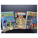 Marvel Comic Lot: Headmasters, Micronauts, TF