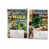 Bronze Age Marvel Comics Lot: Hulk & FF