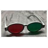Untested 3D Glasses with Red andGreen