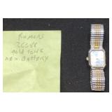 Rumors RC238 Gold-Tone Watch New Battery