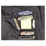 Six Folding Pocket Knives