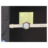 White Silicone Wristwatch with New Battery