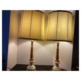 Table Lamps, 31 Inch With Shades