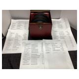 45 RPM Records in Red Case