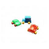 3 Plastic Toy Vehicles