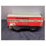 Tinplate Pennsylvania Rail Boxcar Toy
